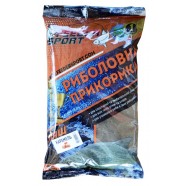 Прикормка для риболовлі, Feeder Sport Лящ, 1кг, смак Карамель, колір чорний